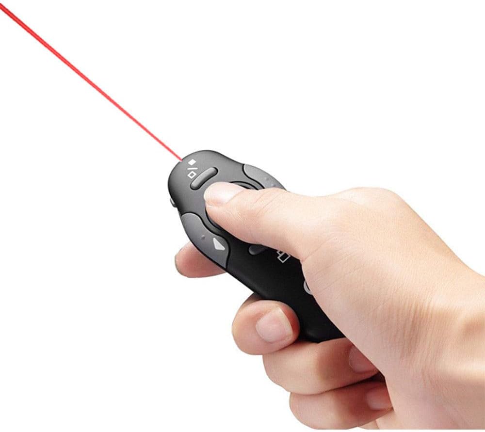 Controle Remoto para Apresentações de Slides com Apontador Laser