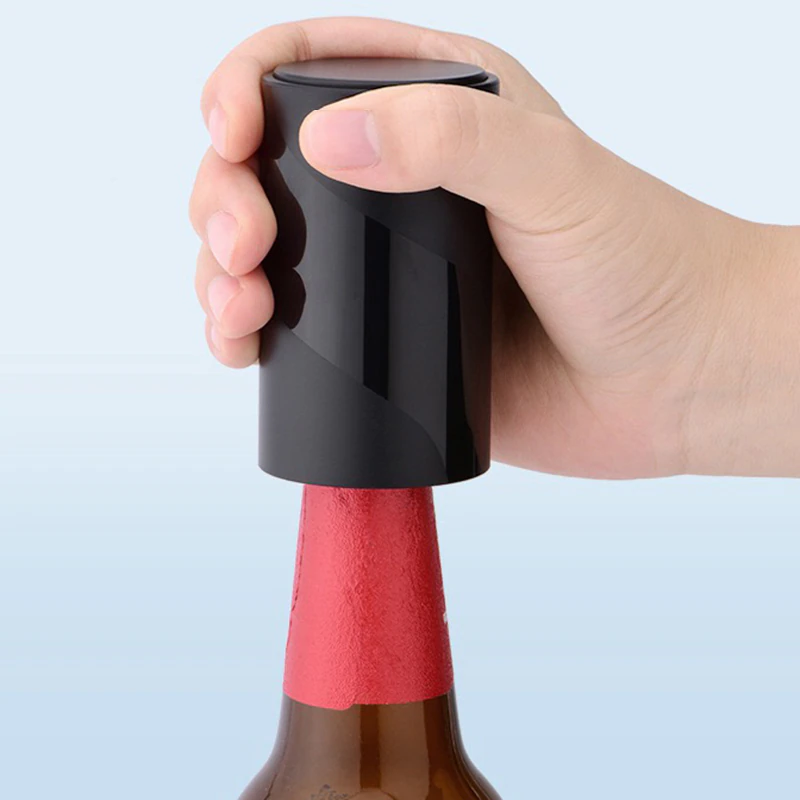 Abridor Portátil de Garrafas de Cerveja, Refrigerante, com Barra de Fixação Magnética