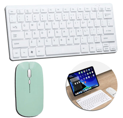 Kit Teclado, Mouse, Suporte Pra Tablet + Capa