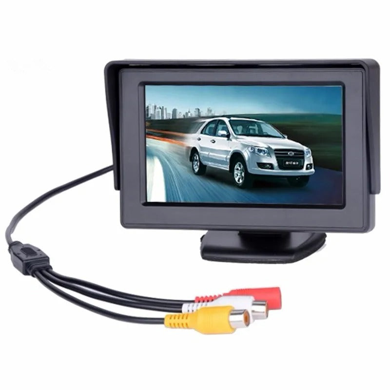 Monitor LCD Automotivo para Auxílio de Estacionamento em Ré 4.3"